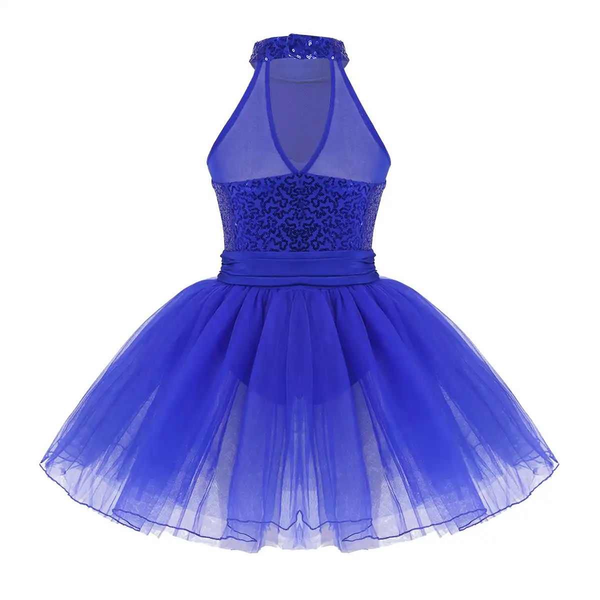 iiniim Justaucorps Danse Ballet Gymnastique B/éb/é Enfant Fille Robe de Danse Classique Latine Tutu Costume Danse Performance Robe Soir/ée Carnaval Paillettes Brillant 6-14 Ans