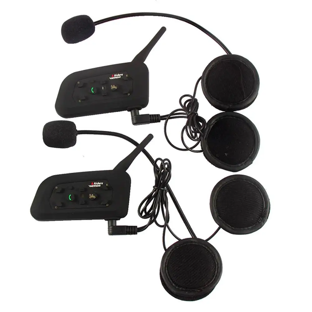 

1200M Motorcycle Bluetooth Helmet Intercom Wireless Interphone Headsets MP3