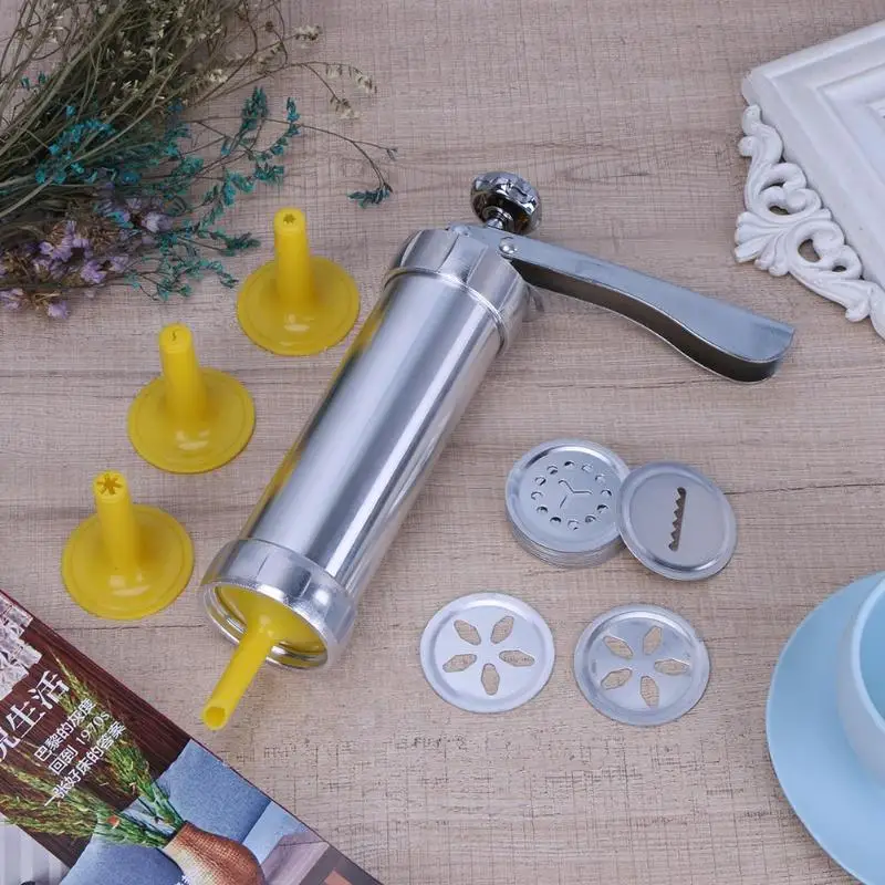 1 комплект печенья кухня Выпечка DIY чайник Резак 4 крепления цветок рот резак печенья машина печенье аксессуары от производителей