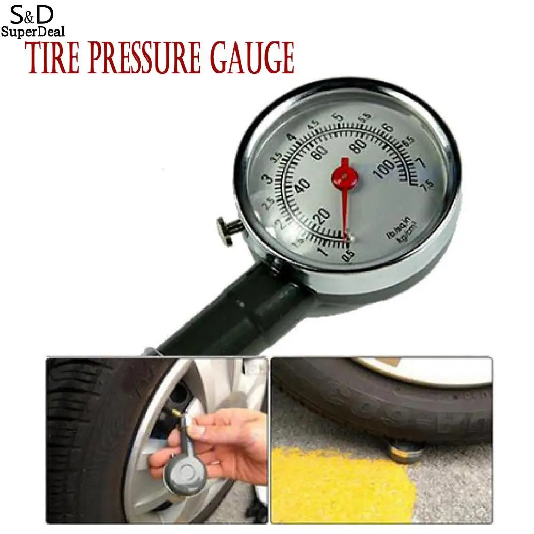 gas Casual inflation Hand Air Tester Repair tires right Gauge the Tire