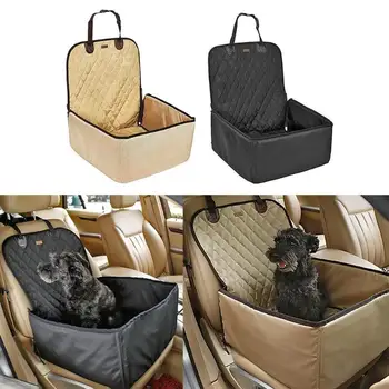 

Pet Dog Carrier Car Seat Pad Safe Carry House Waterproof Cat Dog Basket Foldable Pet Dog Car Seat Cushion Zipper Design Dual Use
