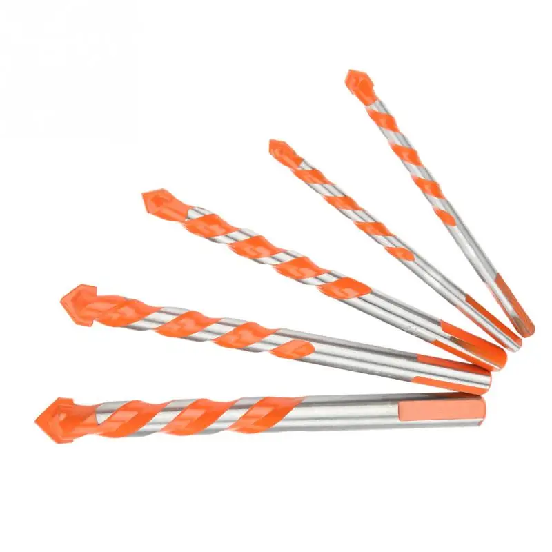 5 шт. треугольная ручка из сплава многофункциональные сверла 6-12 мм Диаметр лезвия для электрической дрели функциональный