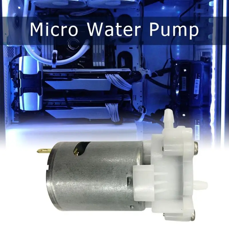 RS 360 DC 3 12V Шестеренчатый Насос самовсасывающий мотор мини микро водяной насос