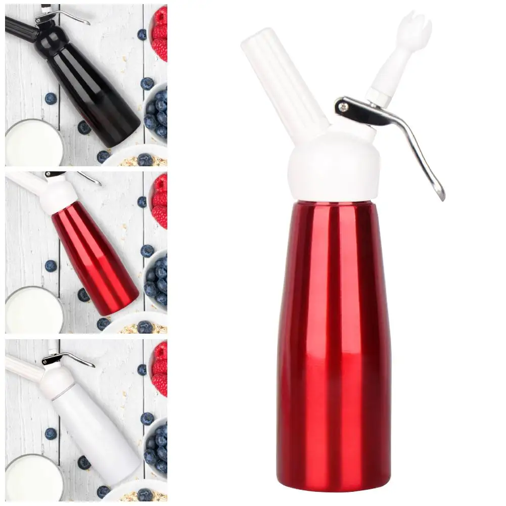 

500ml Aluminum Profession Dessert Cream Whipper Dispenser Homemade Butter Foam Nitrous Cracker Whipped Dessert Maker Tools