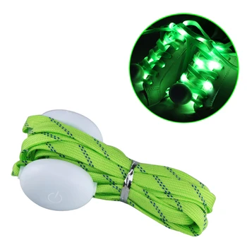 

New LED Shoelace Light Battery Powered Operated Constant Bright/ Quick Flash/ Slow Flash 3 Modes for Sneaker Boots Ice Skaters