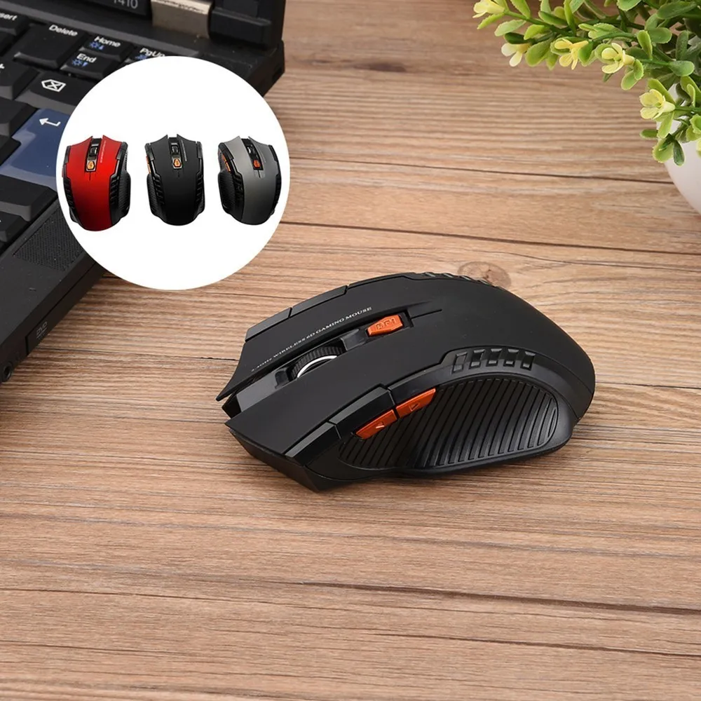 CHYI Wireless Gaming Mouse Ergonomic 6D Optical Mause Gamer Cool Computer Mice 800-1200-1600DPI Ajustable For PC Laptop Desktop CHYI Wireless Gaming Mouse Ergonomic 6D Optical Mause Gamer Cool Computer Mice 800-1200-1600DPI Ajustable For PC Laptop Desktop