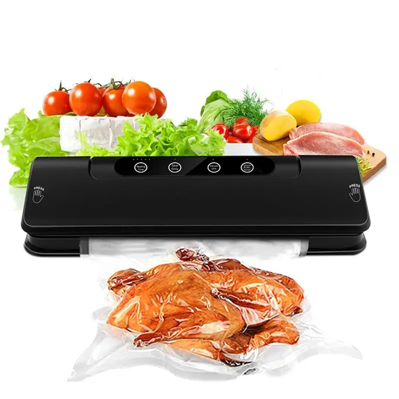 

Household Vacuum Packer Food Vacuum Sealer Multi-Function Automatic Vacuum Sealing Packing Machine Free 15Pc Bags Eu Plug