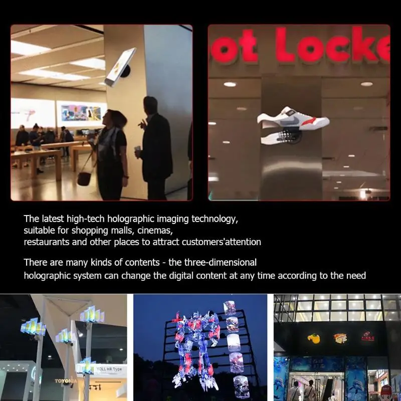 42cm/16.54Inch 0w-15w 3D Display Naked Eye Hologram LED Fan Lamp Advertising Holographic Projector Player Display Fan Light 42cm/16.54Inch 0w-15w 3D Display Naked Eye Hologram LED Fan Lamp Advertising Holographic Projector Player Display Fan Light