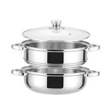 28 см двухслойные набор мыла горшки с Пароварка из нержавеющей стали трехслойный многоцелевой пособия по кулинарии горшок