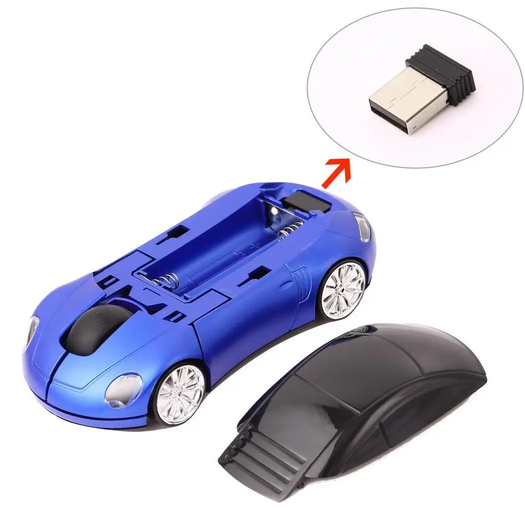Автомобиль форма беспроводной оптическая мышь цвет 10 м изменение офис USB 2 0