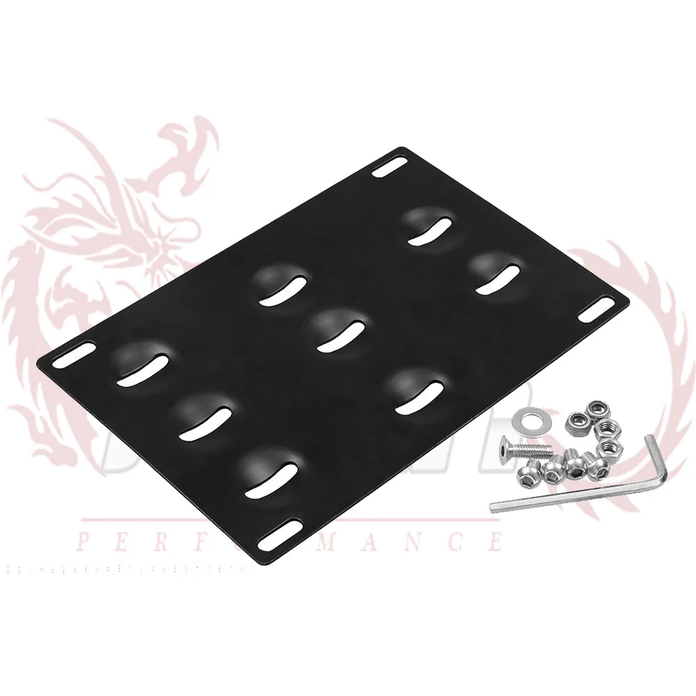 Buy Front Bumper Tow Hook License Plate Mount Bracket