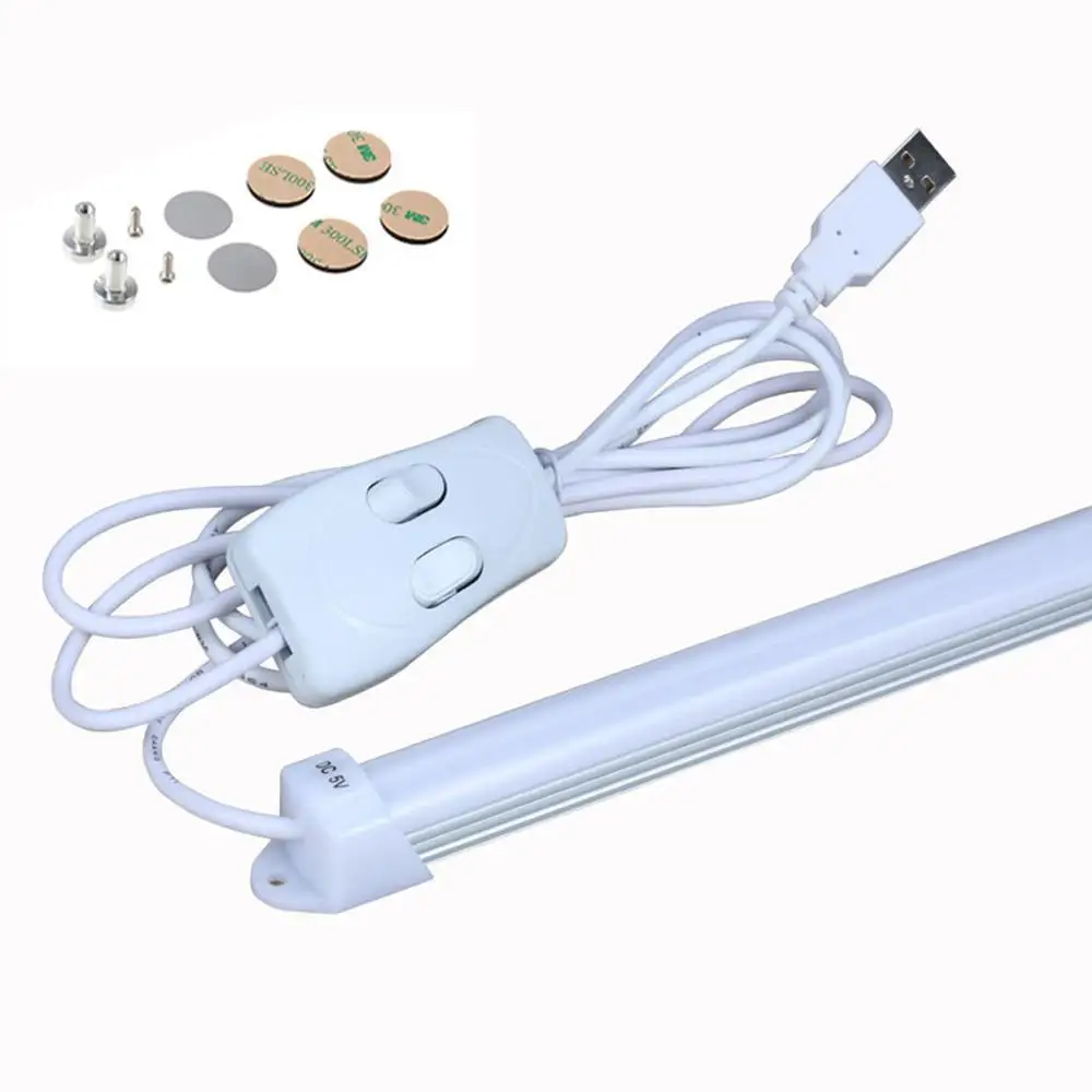USB 5V 35cm 3 цвета затемнение глаз Уход Светодиодная трубка для чтения|Светодиодные