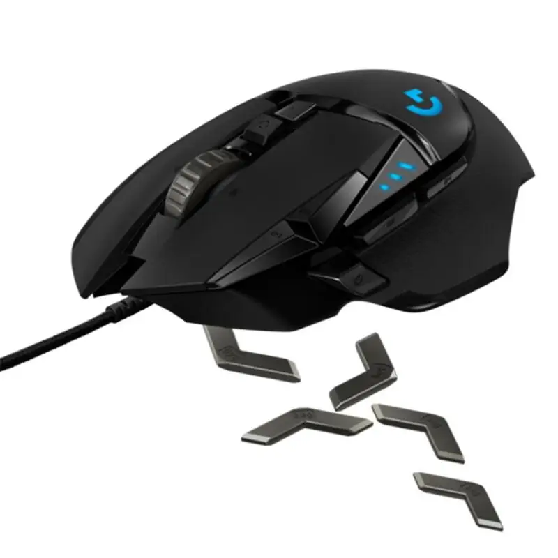 Logitech G502 100 16000DPI Hero 11 кнопок программируемая игровая мышь RGB с подсветкой 5 съемными