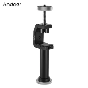 

Andoer MFC-50 Heavy Duty Desk Clamp C-shaped Clamp with 10cm Extension Bar for GoPro Action Camera Window Glass Clamp for DSLR