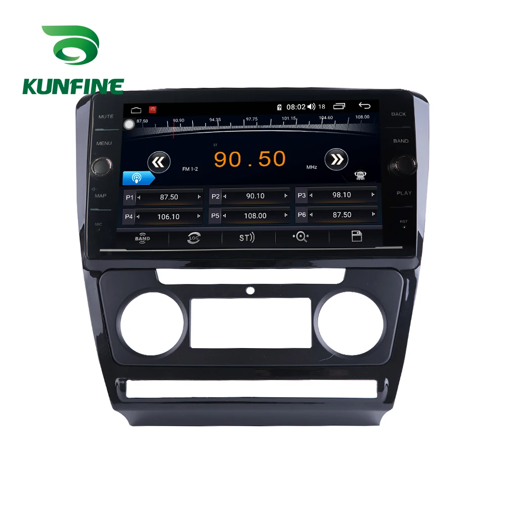 Excellent Octa Core 4GB RAM 64GB ROM Android 8.1 Car DVD GPS Player Deckless Car Stereo for Skoda Octavia 2007 2008 2009 2010 2011 2012 3
