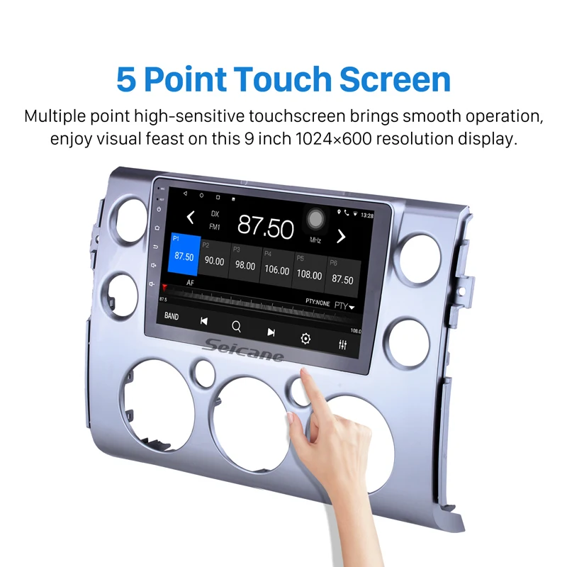 Best Seicane 9 inch Car Radio for 2007-2018 Toyota FJ CRUISER Android 8.1 GPS Navigation Support Steering Wheel Control Backup camera 2 Best Seicane 9 inch Car Radio for 2007-2018 Toyota FJ CRUISER Android 8.1 GPS Navigation Support Steering Wheel Control Backup camera 2