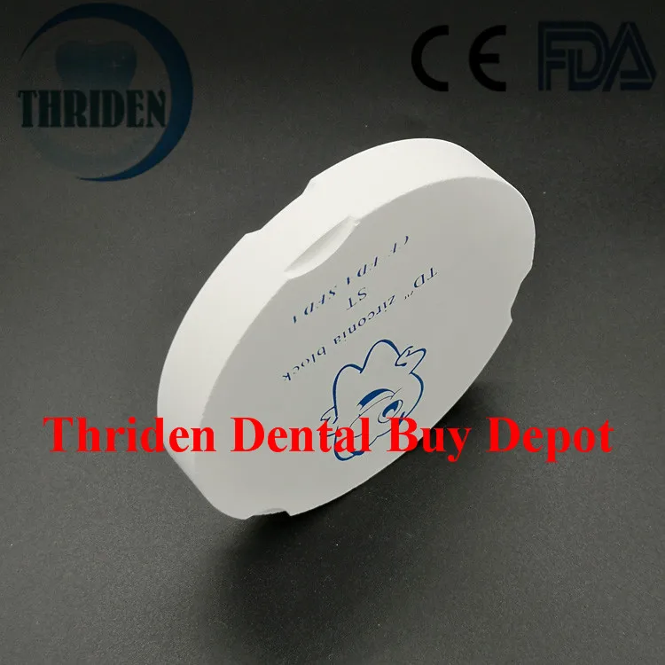 

1 Piece Preshaded Ultra translucent A1/A2/A3 Dental Lab Zirkonzahn Zirconia Block for anterior Denture Material OD95x10/12/14mm
