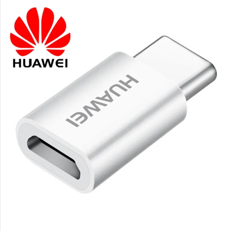Оригинальный адаптер зарядного устройства Huawei USB Type C к Micro зарядный кабель для p20