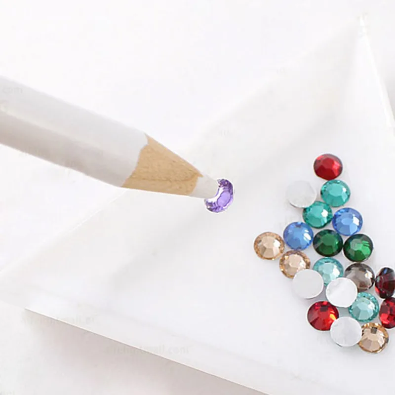 

4Pcs Professional Dotting Pen - Easy Wax Picking Pencil Nail Art Tools For Rhinestone Crystals Caviar Beads Gemstone Accessories