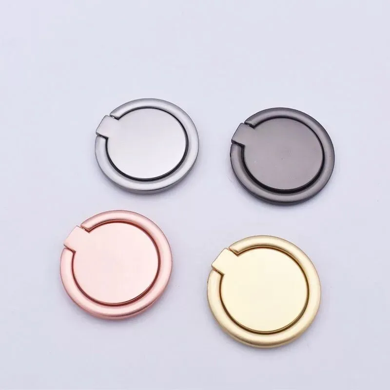 The Circular Finger Ring Mobile Cell Phone Hand Stand Holder Rotatin Stand Holder Mount Bracket For Iphone Samsung Huawei