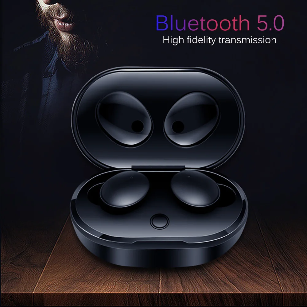 Миниатюрные беспроводные наушники IPX7 Bluetooth стереонаушники вкладыши портативные