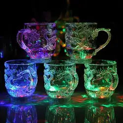 Вечерние свадебные светодиодный пива виски-бар клуба вечерние, стакан ночь прозрачный свет 24 часов подряд Кубок