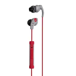 Skullcandy Method-наушники с кабелем и микрофоном, gris/rojo/multicolor