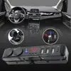 Многофункциональное автомобильное зарядное устройство USB, гнездо прикуривателя + термометр + Вольтметр ► Фото 1/6