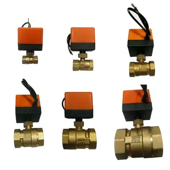 

Electric Ball Valve DC12V AC220V DN15-50 3-wire 2-way Control Brass Thread Electric Ball Valve stable Motorized Ball Valve