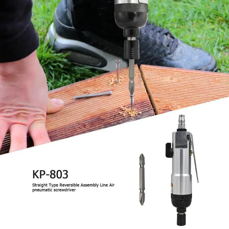 

Pneumatic Air Screwdriver Air tools 9000 rpm Industrial Air Screw Driver Straight Reversible Assembly Line Pneumatic Screwdriver