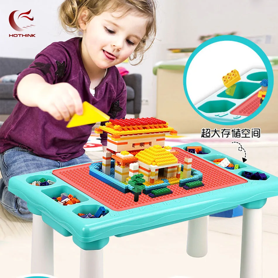 

HOTHINK Mini Building Blocks with 300 pcs Blocks for kids Compatible With Legoes Bulk Accessories for children birthday present