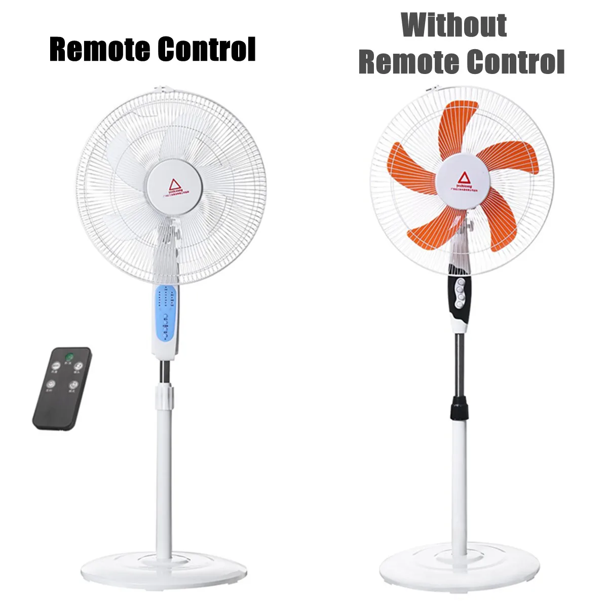 

220V Electric Floor Stand Cooling Fan Remote Air Blower Timer Mute Household Dormitory Adjustable Height Floor Fan Ventilator