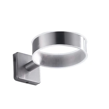 

Toothbrush Cup Holder Modern Wall Mount Round Stainless Steel Cup Shelf Bathroom Accessories Rack for Hotel Restroom Bathroom