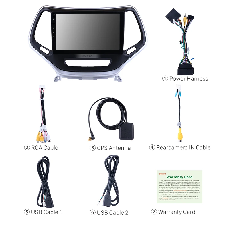 Discount Harfey 10.1" Android 8.1 for Jeep Grand Cherokee 2016 Radio GPS Navigation System WIFI Bluetooth SWC support OBD2 DVR Camera 3 Discount Harfey 10.1" Android 8.1 for Jeep Grand Cherokee 2016 Radio GPS Navigation System WIFI Bluetooth SWC support OBD2 DVR Camera 3