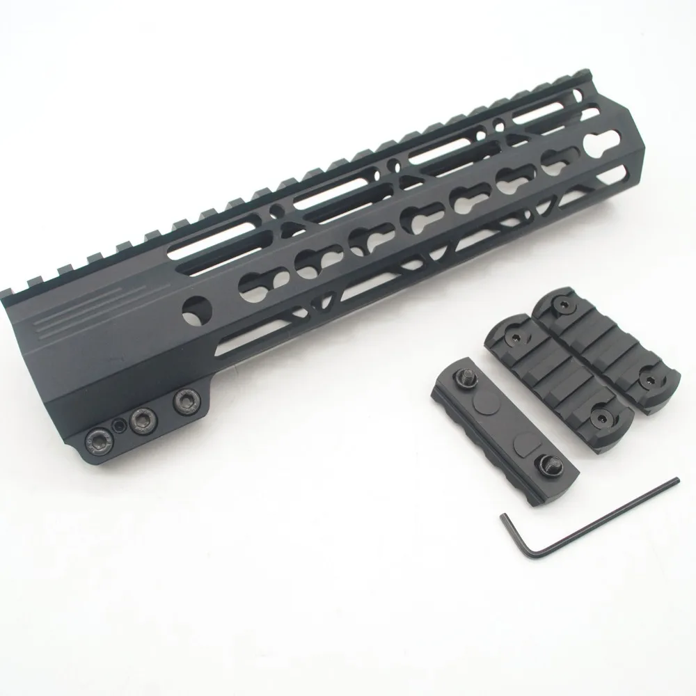 Aplus 9 ''дюймовый Keymod зажима Стиль Handguard реечное трубчатое цевье крепление Системы W/O 5 слотов Пикатинни рельсовый профиль