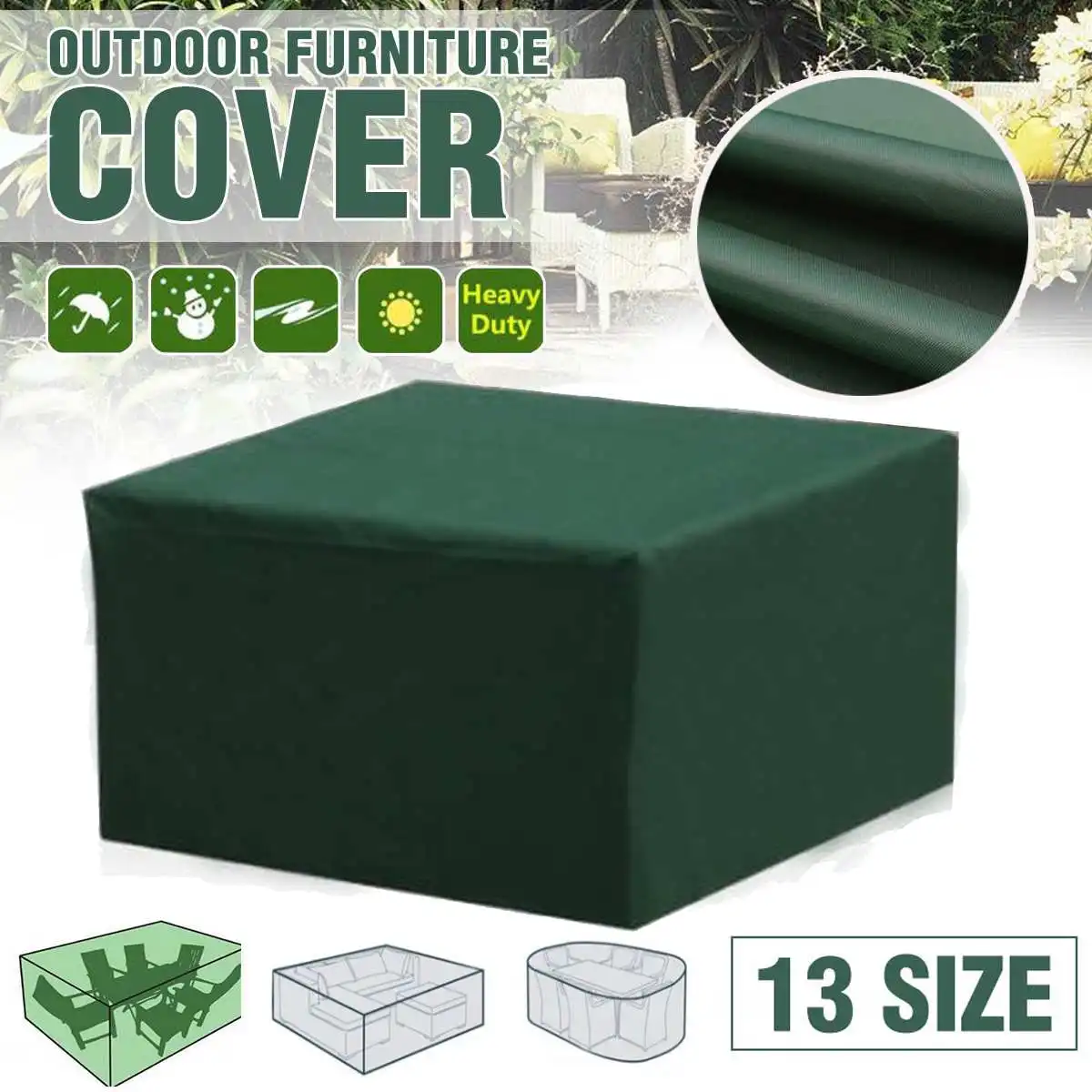 

Waterproof Outdoor Patio Garden Furniture Covers Rain Snow Chair covers for Sofa Table Chair Dust Proof Cover