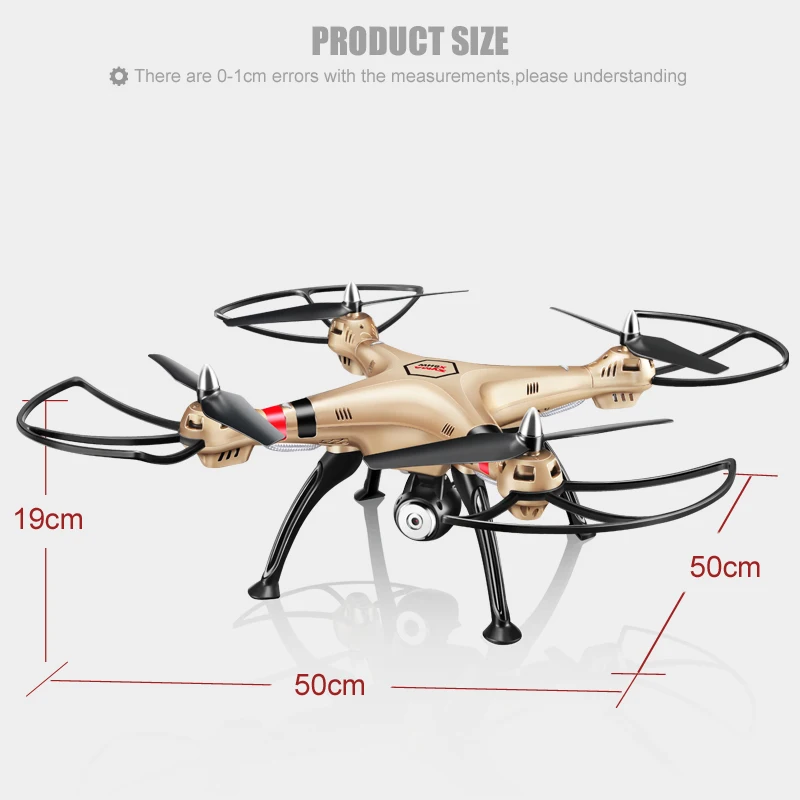 Syma X8HW RC Quad Copters WIFI FPV 2MP Camera 2.4GHz 4CH 6 Axis Gyro RC Quadcopter Headless Mode Barometer Set Height RTF Drones