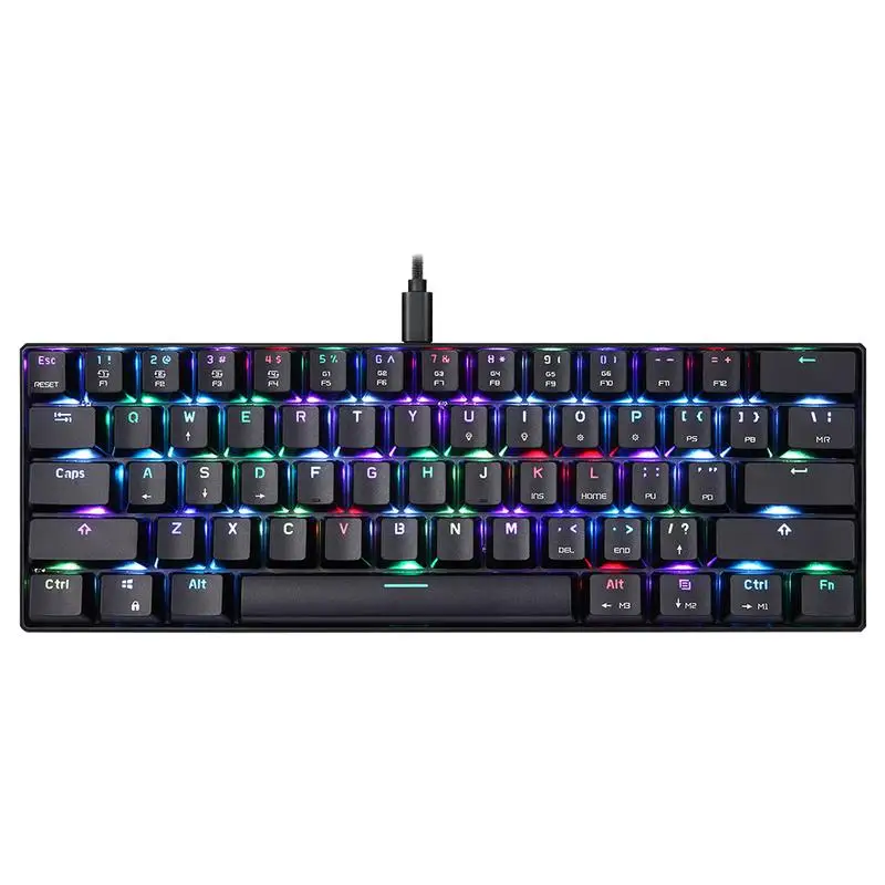 

Portable Mechanical Keyboard RGB Custom Lighting With BOX Axis Machine Separation Mechanical Keyboard For PC Computer Laptop