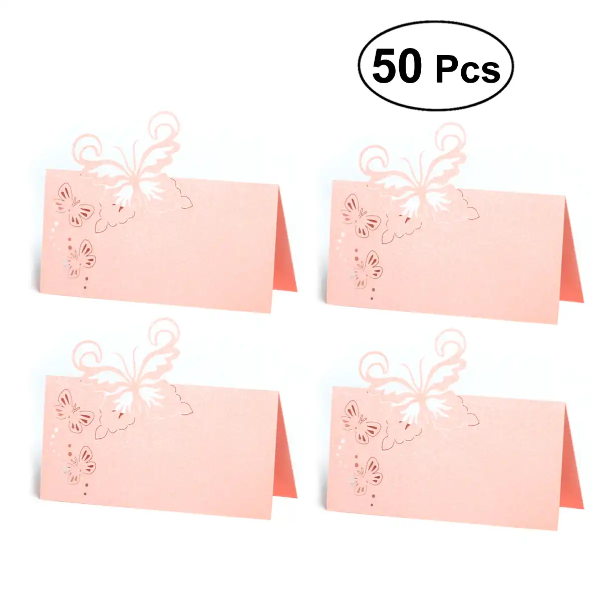 detail feedback questions about 50pcs hollow butterfly table table name tents