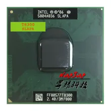 Processeur Intel Core 2 Duo T8300 SLAPA SLAYQ, 2.4 GHz, double filetage, 3M, 35W, Socket P