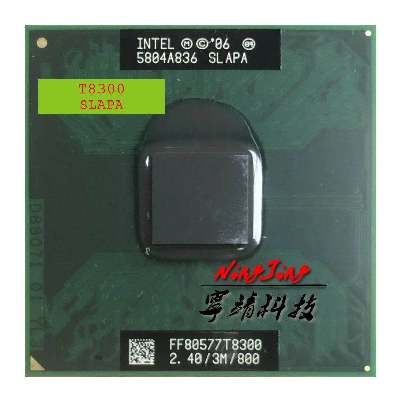 latest processor in laptop Intel Core 2 Duo T8300 SLAPA SLAYQ 2.4 GHz Dual-Core Dual-Thread CPU Processor 3M 35W Socket P laptop cpu