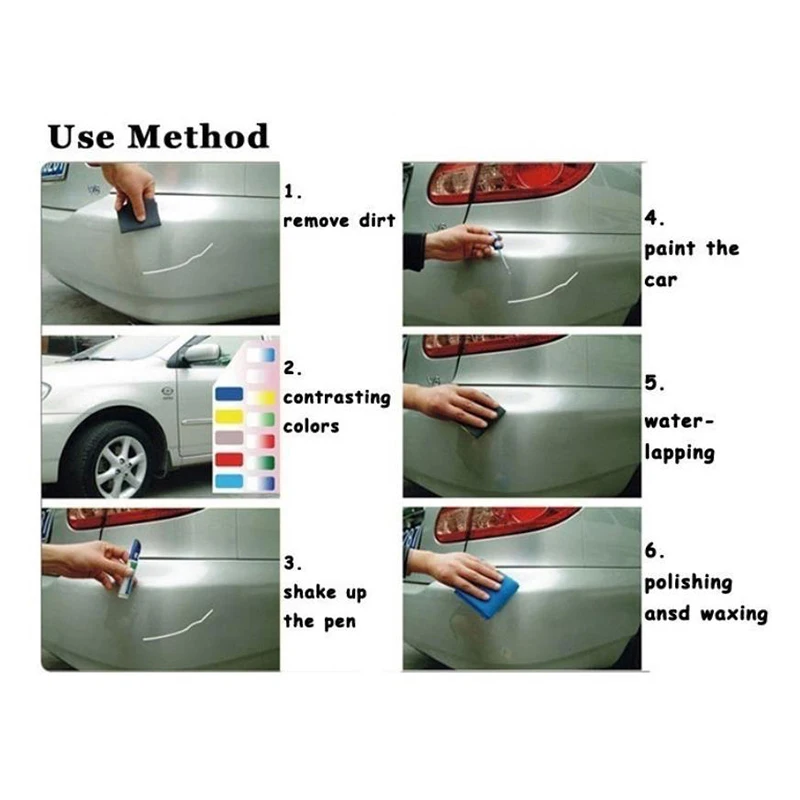 Автомобиль Fix пальто Краска Ручка Touch Up Scratch прозрачный ремонт удалить инструмент