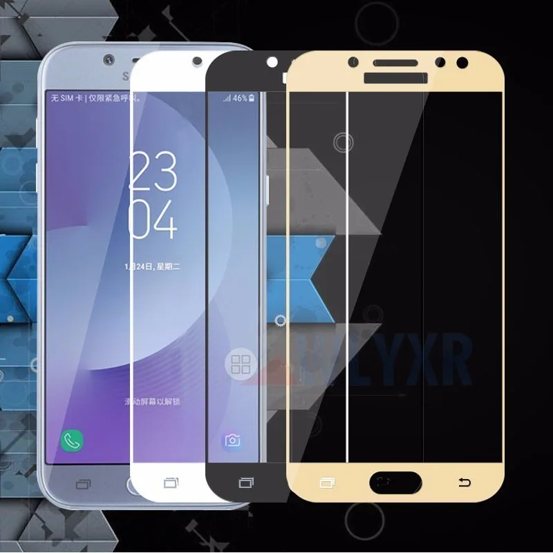 Закаленное стекло для Samsung J7 2017 Защитное Galaxy J3 J5 защитная пленка экрана J330 J730