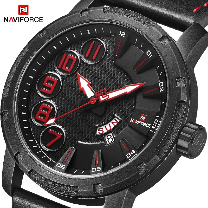 

New NAVIFORCE Mens Business Luxurious Watch Men Casual Quartz Wristwatches Fashion Male Sport Waterproof Clock Relogio Masculino
