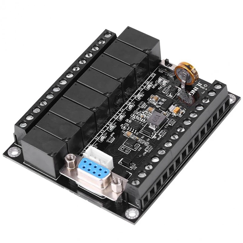 Plc программируемый контроллер Dc 24V регулятор ПЛК Fx1N 20Mr промышленная плата