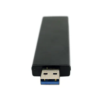 

10pcs/lot Black Case 80mm NGFF M2 SSD to USB 3.0 External PCBA Conveter Adapter High Quality Card Flash Disk Type Cablecc