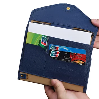 

KICUTE HN-PB2 5 Colors Fashion Leather Travel Passport Holder Credit Card Tickets Large Capacity Desk Organizer Card Holder