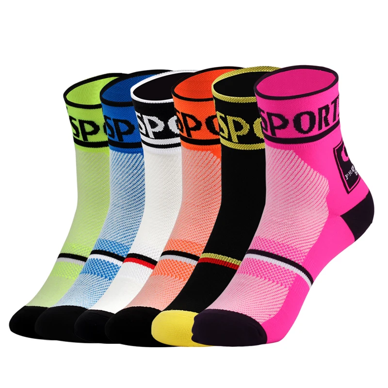 SOPEDAR велосипедные многоцветные носки для верховой езды удобные мягкие дышащие пот подходят для спорта на открытом воздухе с высоким коэффициентом трения