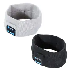Беспроводные Bluetooth стерео наушники Спящая гарнитура спортивная повязка с микрофоном