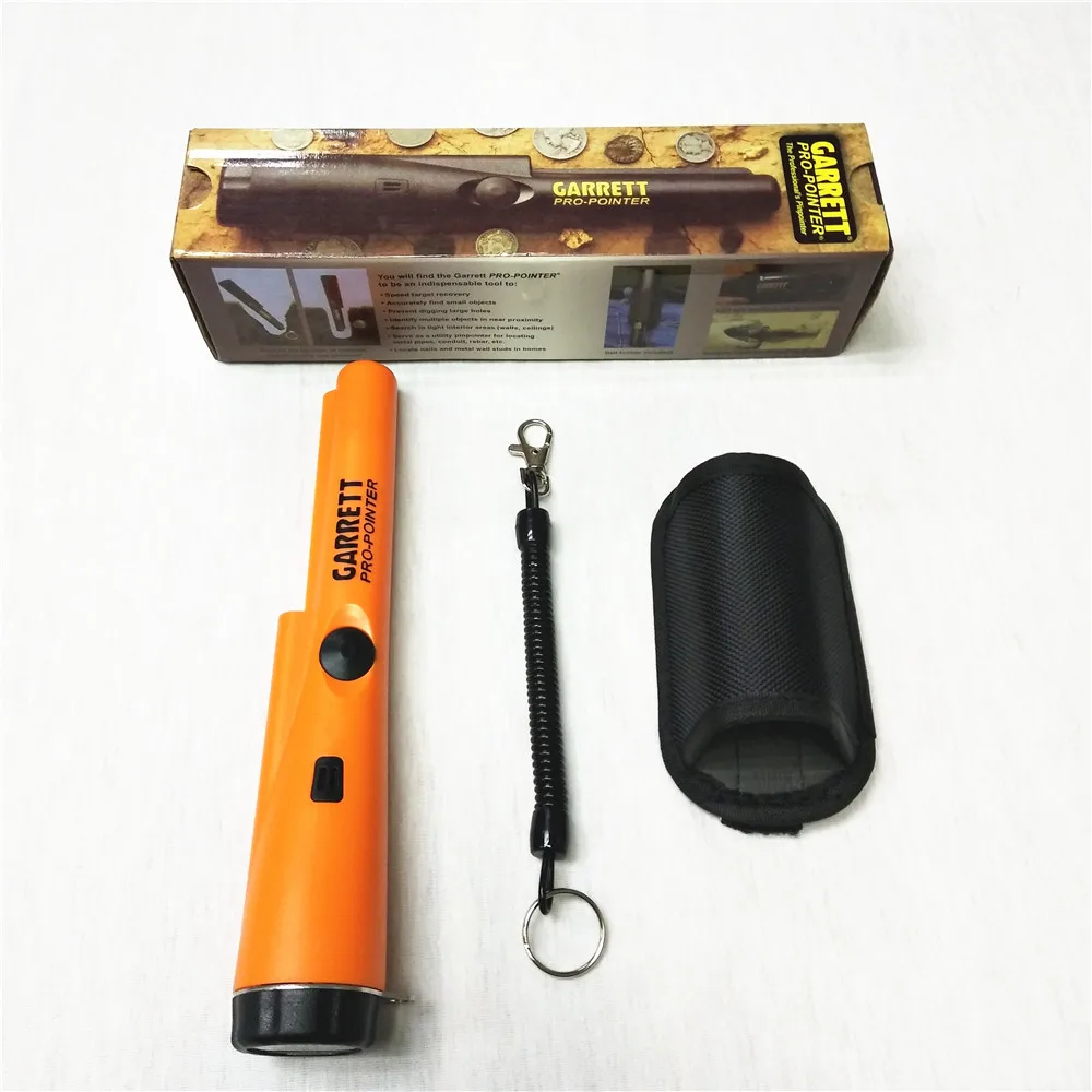 

New arrival upgraded Sensitive Orange Garrett Metal Detector Pro Pointer Pinpointing Hand Held Metal Detector with Bracelet